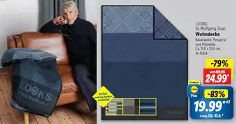 Lidl LOOKS by Wolfgang Joop Wohndecke Angebot