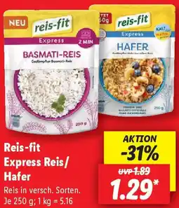 Lidl Reis-fit Express Reis/ Hafer Angebot