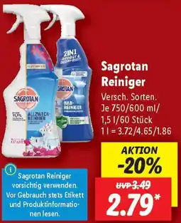 Lidl Sagrotan Reiniger Angebot