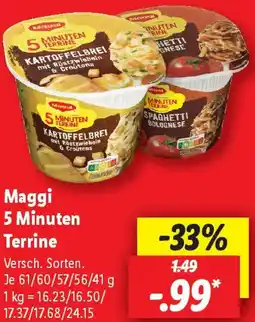 Lidl Maggi 5 Minuten Terrine Angebot