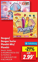 Lidl Dovgan/ Dovgan Junior Plombir Mix/ Plombir Angebot