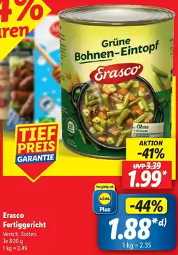 Lidl Erasco Fertiggericht Angebot