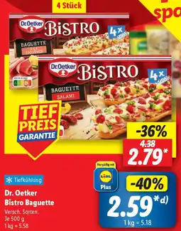 Lidl Dr. Oetker Bistro Baguette Angebot