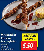Lidl Metzgerfrisch Premium Lammspieße Angebot