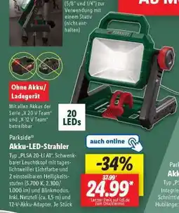 Lidl PARKSIDE Akku-LED-Strahler Angebot