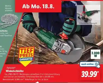 Lidl PARKSIDE Winkelschleifer Angebot