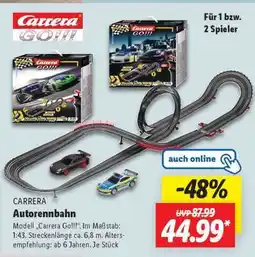 Lidl CARRERA Autorennbahn Angebot