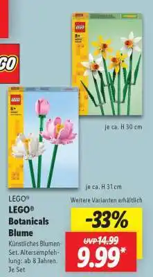 Lidl LEGO Botanicals Blume Angebot
