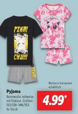 Lidl Pyjama Angebot