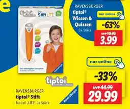 Lidl Ravensburger tiptoi Stift Angebot