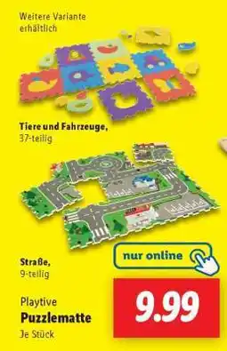 Lidl Playtive Puzzlematte Angebot