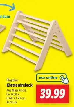 Lidl Kletterdreieck Angebot