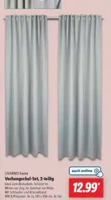 Lidl LIVARNO home Vorhangschal-Set, 2-teilig Angebot