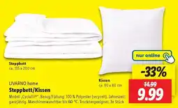 Lidl LIVARNO home Steppbett/Kissen Angebot