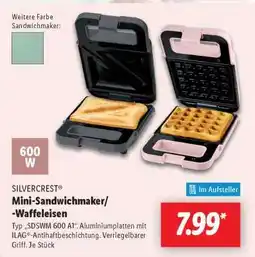 Lidl SILVERCREST Mini-Sandwichmaker/-Waffeleisen Angebot