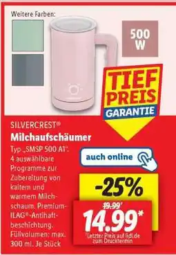 Lidl SILVERCREST Milchaufschäumer Angebot