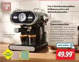 Lidl SILVERCREST Espressomaschine Angebot