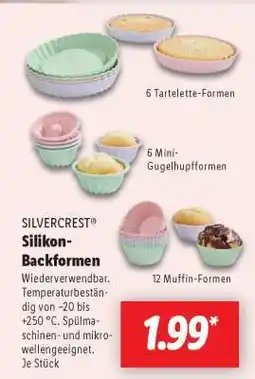 Lidl SILVERCREST Silikon-Backformen Angebot