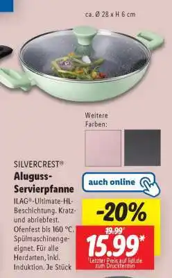 Lidl SILVERCREST Aluguss-Servierpfanne Angebot