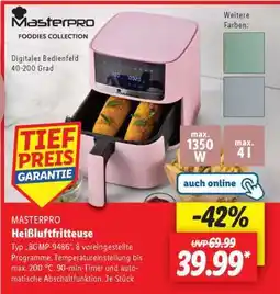 Lidl MasterPRO Heißluftfritteuse Angebot