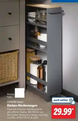 Lidl LIVARNO home Küchen-Nischenwagen Angebot