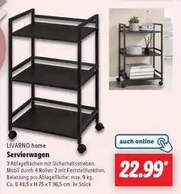 Lidl LIVARNO home Servierwagen Angebot