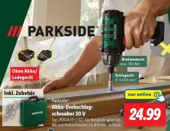 Lidl PARKSIDE Akku-Drehschlagschrauber 20 V Angebot
