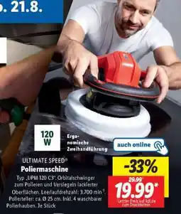 Lidl ULTIMATE SPEED Poliermaschine Angebot