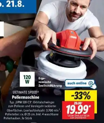 Lidl ULTIMATE SPEED Poliermaschine Angebot