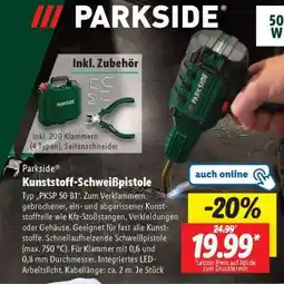 Lidl Parkside Kunststoff-Schweißpistole Angebot