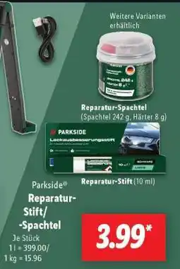 Lidl Parkside Reparatur-Stift/-Spachtel Angebot