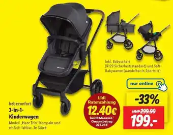 Lidl bebeconfort 3-in-1-Kinderwagen Angebot