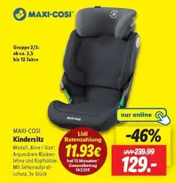 Lidl MAXI-COSI Kindersitz Angebot