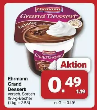 Famila Nord Ost Ehrmann Grand Dessert Angebot