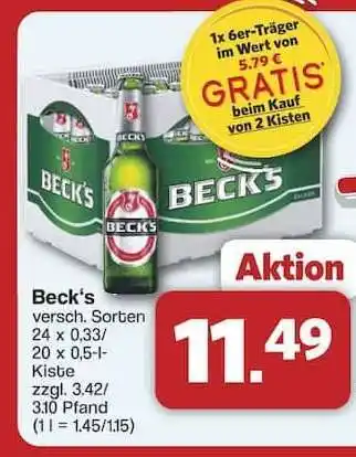 Famila Nord Ost Beck's Angebot