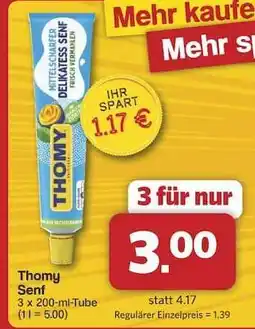Famila Nord Ost Thomy Senf Angebot