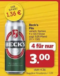 Famila Nord Ost Beck's Pils Angebot