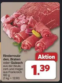 Famila Nord Ost Rinderrouladen, Braten oder Gulasch Angebot