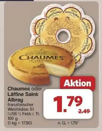 Famila Nord Ost Chaumes oder L'affine Saint Albray Angebot