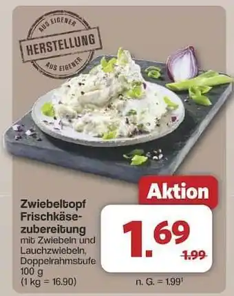 Famila Nord Ost Zwiebeltopf Frischkäsezubereitung Angebot