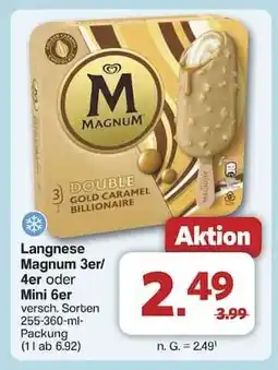 Famila Nord Ost Langnese Magnum 3er/4er oder Mini 6er Angebot