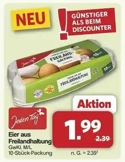 Famila Nord Ost Jeden Tag Eier aus Freilandhaltung Angebot
