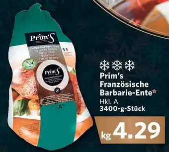 Combi Prim's Französische Barbarie Ente 3400g Angebot