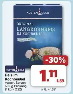 Famila Nord Ost Küsten Gold Reis im Kochbeutel Angebot