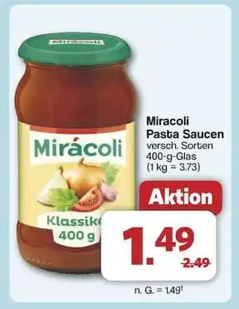 Famila Nord Ost MIRÁCOLI Pasta-Saucen Angebot