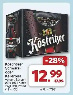 Famila Nord Ost Köstritzer Schwarz- oder Kellerbier Angebot
