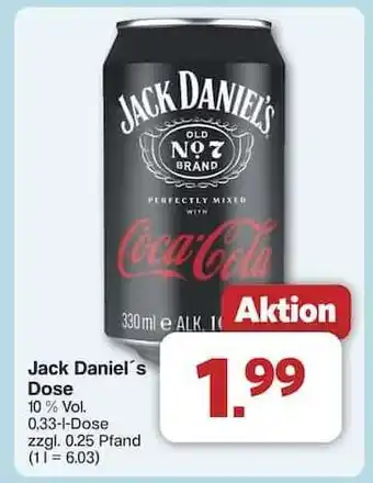 Famila Nord Ost Jack Daniel’s Dose Angebot