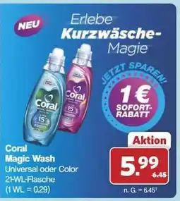Famila Nord Ost CORAL Magic Wash Angebot