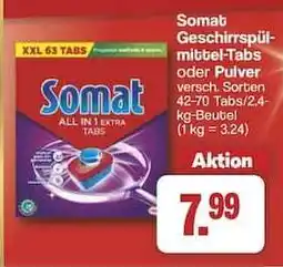 Famila Nord Ost Somat Geschirrspülmittel-Tabs oder Pulver Angebot