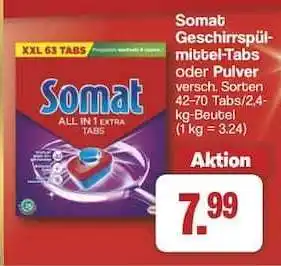 Famila Nord Ost Somat Geschirrspülmittel-Tabs oder Pulver Angebot